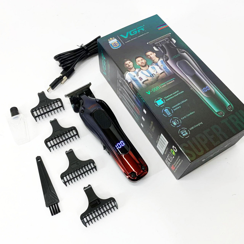 Набір для стрижки волосся на акумуляторі VGR, Відмінна машинка для стрижки волосся VP-31 Львів - фото 4