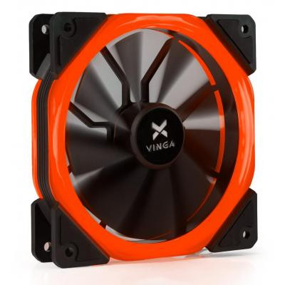 Кулер для корпуса Vinga LED fan-02 red Винница - изображение 1