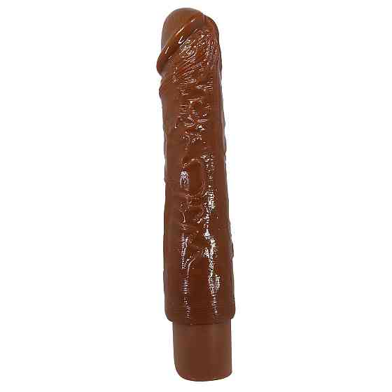Реалистичный вибратор - Pretty Love Rufus Realistic Vibrating Dildo Brown Sex Aura Киев