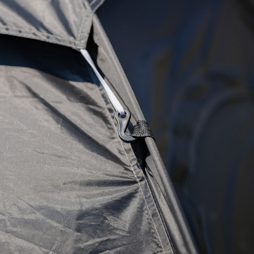 Двомісна туристична палатка для рибалки LU-025B Чорна Київ - фото 4