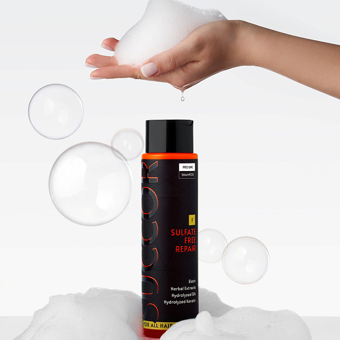 Безсульфатний відновлюючий шампунь для всіх типів волосся Sulfate Free Repair Shampoo Succor 250 мл Вінниця - фото 4