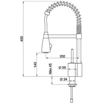Змішувач Elleci Chef cromato Вінниця - фото 2