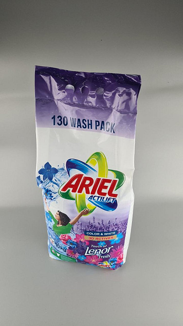 Ariel Actilift + Lenor Color 10 кг Мішок Пральний порошок (дівчинка) (1 шт.) Харків - фото 1
