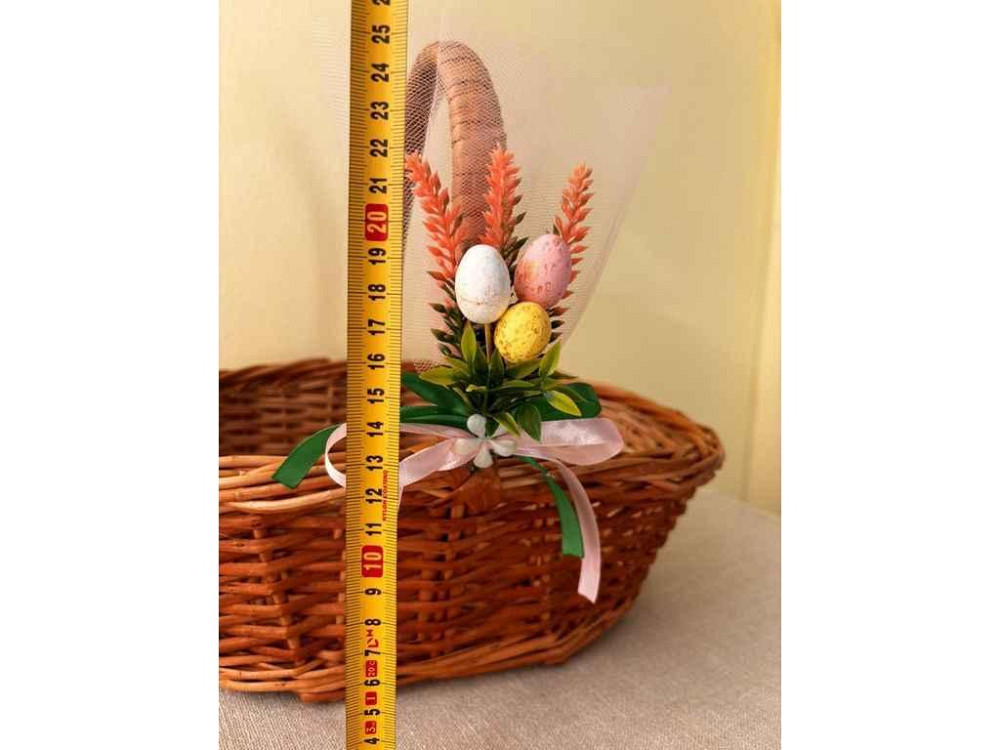 Прикраса на великодній кошик №2 Крашанки ТМ Easter Київ - фото 1