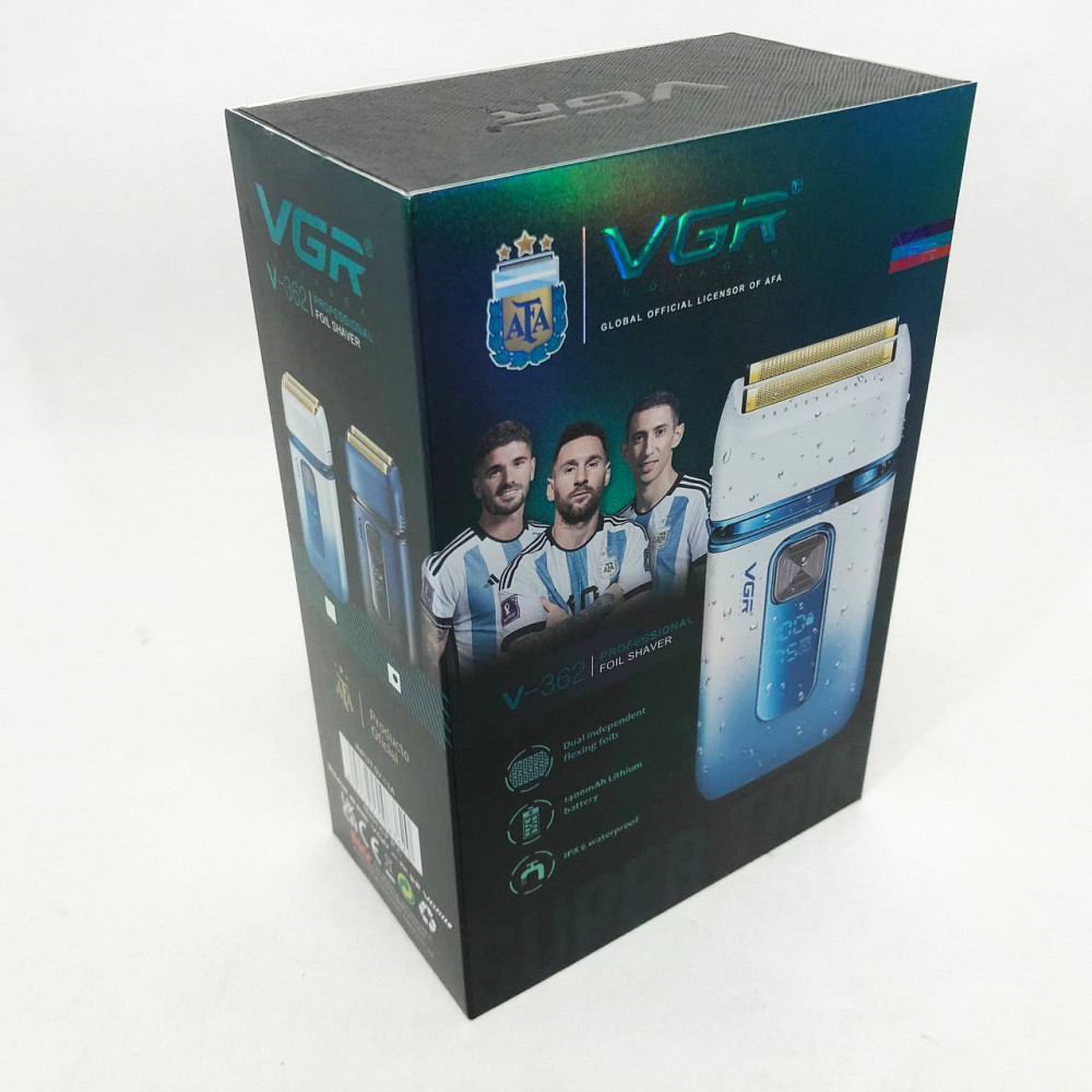 Мужская бритва на батарейках VGR, Мужская водонепроницаемая аккумуляторная бритва BP-32 Львов - изображение 10