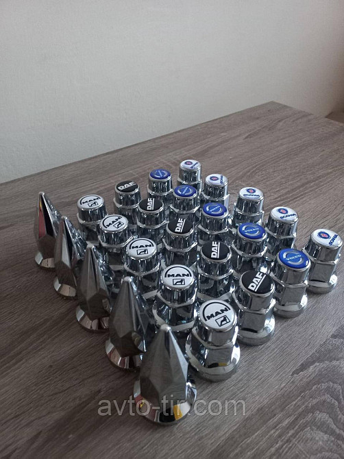 Ковпачок пластиковий на гайку 32мм нікель Ковпачок пластиковий 32мм Луцьк - фото 1