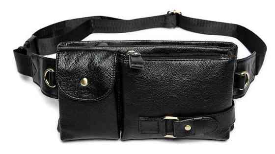 Сумка на пояс Vintage 14734 Чорна Київ