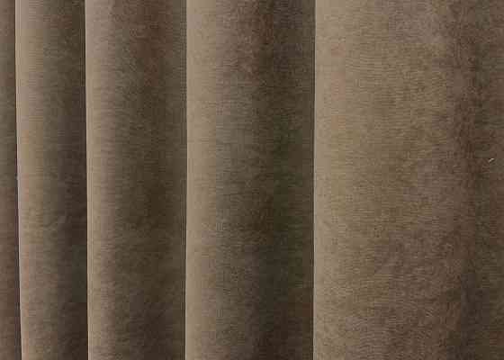 Шторна тканина мікровелюр Petek YL колір коричневий 2014ш Київ