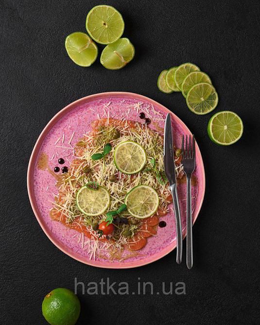 Тарілка Olens "Pink" 21 см кераміка рожева Київ - фото 1