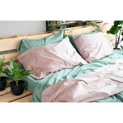 Простирадло Ardesto на резинці Mix&amp;Match сатин 180х200+30 см пудра (ART1820FSP) Вінниця