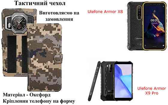 Тактический чехол для Samsung Galaxy A15 5G, Galaxy A16 5G, крепится к снаряжению на липучке Киев