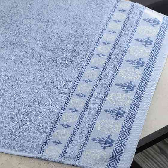 Махровий рушник GM Textile 50х90см Azi 500г/м2 (Блакитний) Суми