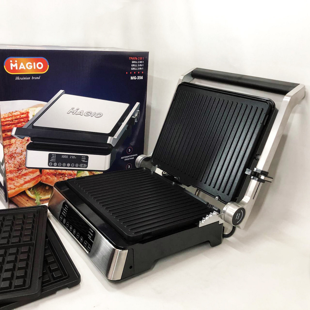 Гриль притискний хороший, Універсальний гриль для домашнього використання Домашній бутербродниця BS-29 Івано-Франківськ - фото 10