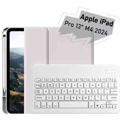 Чехол для планшета BeCover with keyboard Apple iPad Pro 13" M4 2024 Gray (713004) Винница