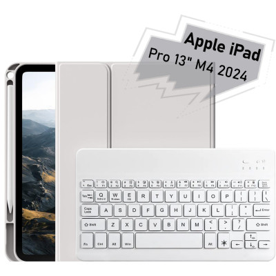Чохол до планшета BeCover with keyboard Apple iPad Pro 13" M4 2024 Gray (713004) Вінниця - фото 1