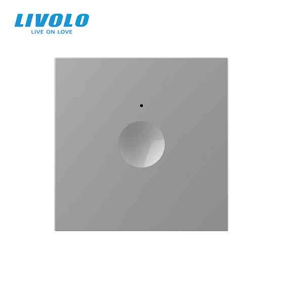 LIVOLO Сенсорний вимикач LIVOLO Sense, сірий, 5А 230В, без нейтралі, модуль без рамки (VL-FC1-2 Коломия