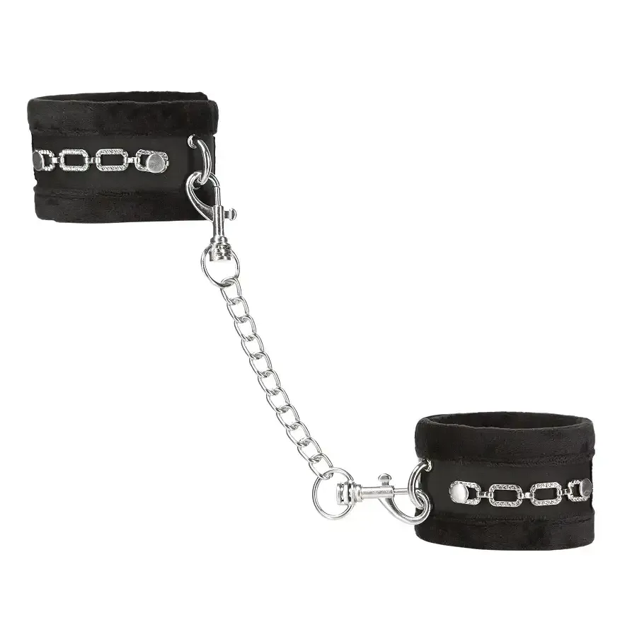 Наручники Punishment - Crystal Detail Handcuffs - Black Львів - фото 1