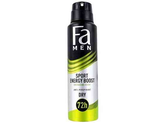 Дезодорант (Аэрозоль) мужской 150г Sport ENERGY BOOS ТМ FA Киев