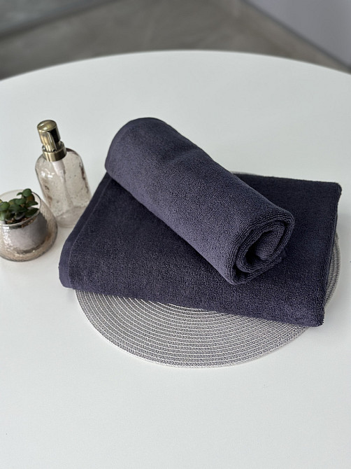 Полотенце банное Ideal Textile махровое 70х140 см 450 г/м2 графіт Черновцы - изображение 10