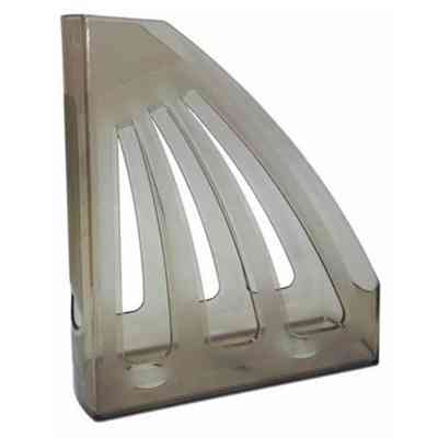 Лоток для бумаг КіП пластиковый, вертикальный, дымчатый (TRAYV-KIP-LV-03-D) Винница