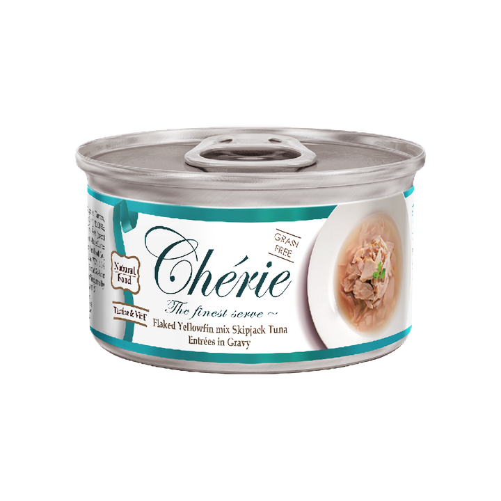 Вологий корм Cherie Signature Gravy Tuna для кішок з тунцем у соусі, 80 г Вінниця - фото 1