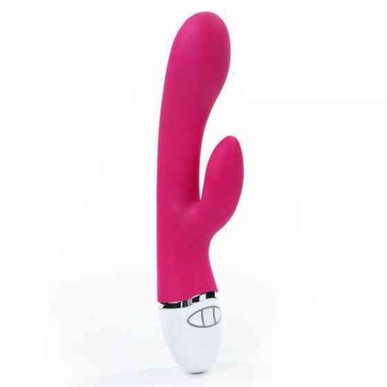Вибромассажер с клиторальным стимулятором Rabbit Vibrator USB Rechargeable Sex Aura Киев