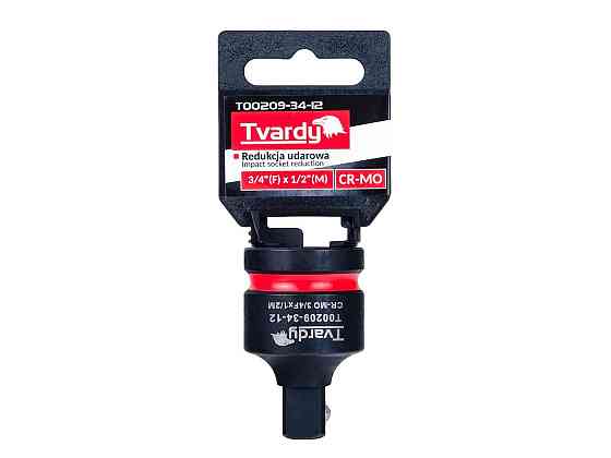 Перехідник ударний головки "Tvardy" з хром-молібденової сталі [Cr-Mo] 3/4" Внутрішній на 1/2" Зовнішній Стрый