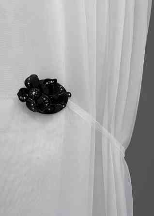 Магніти для штор і гардин Тася набір 2 шт Чорний (81-164) Київ