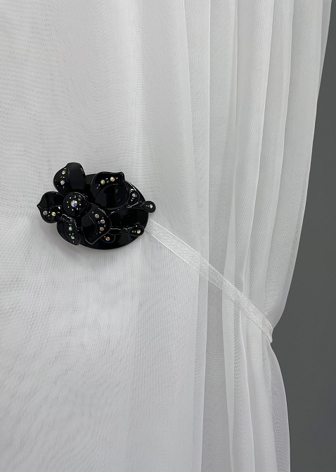 Магніти для штор і гардин Тася набір 2 шт Чорний (81-164) Київ - фото 4