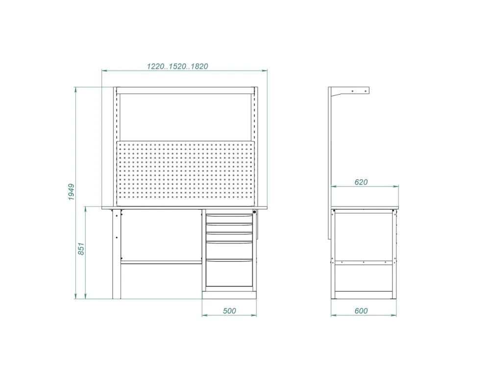 Верстак Скіф 1820-1 Харьков - изображение 2