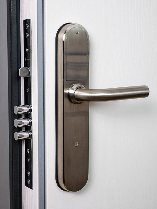 Розумний дверний біометричний замок SEVEN LOCK SL-7768BF silver Київ - фото 7