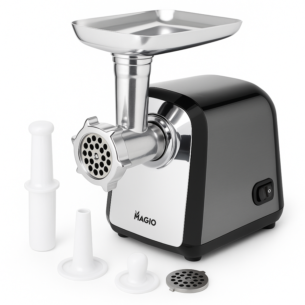 М'ясорубка для дому з високою потужністю Magio, М'ясорубка для сосисок 'електрична з чашею FS-71 Львів - фото 14