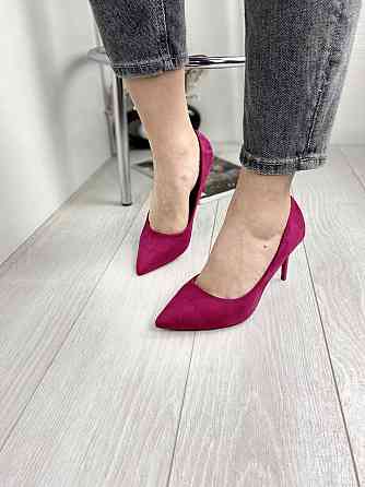 Comer Туфлі жіночі COMER малинові еко-замша 38р. ( ) Коломия