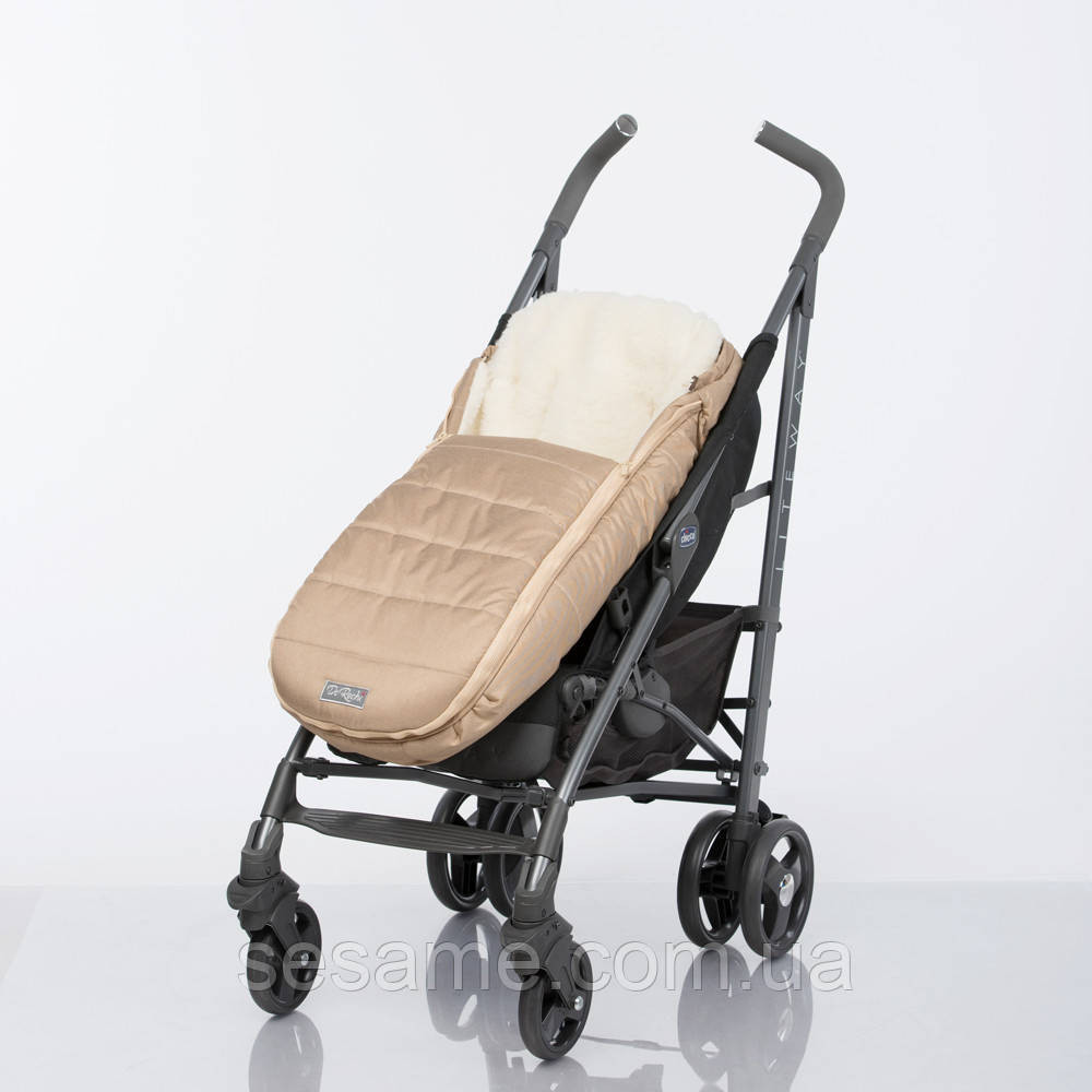 Конверт-Кокон на овчине Baby XS ДоРечі Бежевый Узлісся Харків - фото 5