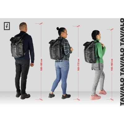 Рюкзак для ноутбука Tavialo 15.6&quot; CityLife TC23 black, 23л (TC23-124BL) Вінниця - фото 6