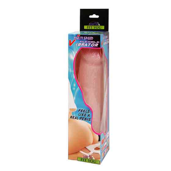 Вібратор BAILE Flexible Вібратор Real Penis Sex Aura Київ