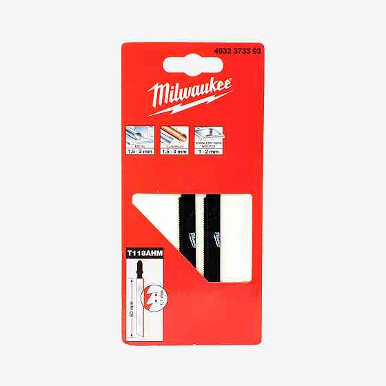 Полотна для лобзика T118AHM MILWAUKEE, 50/1,1мм, (2шт) Одесса