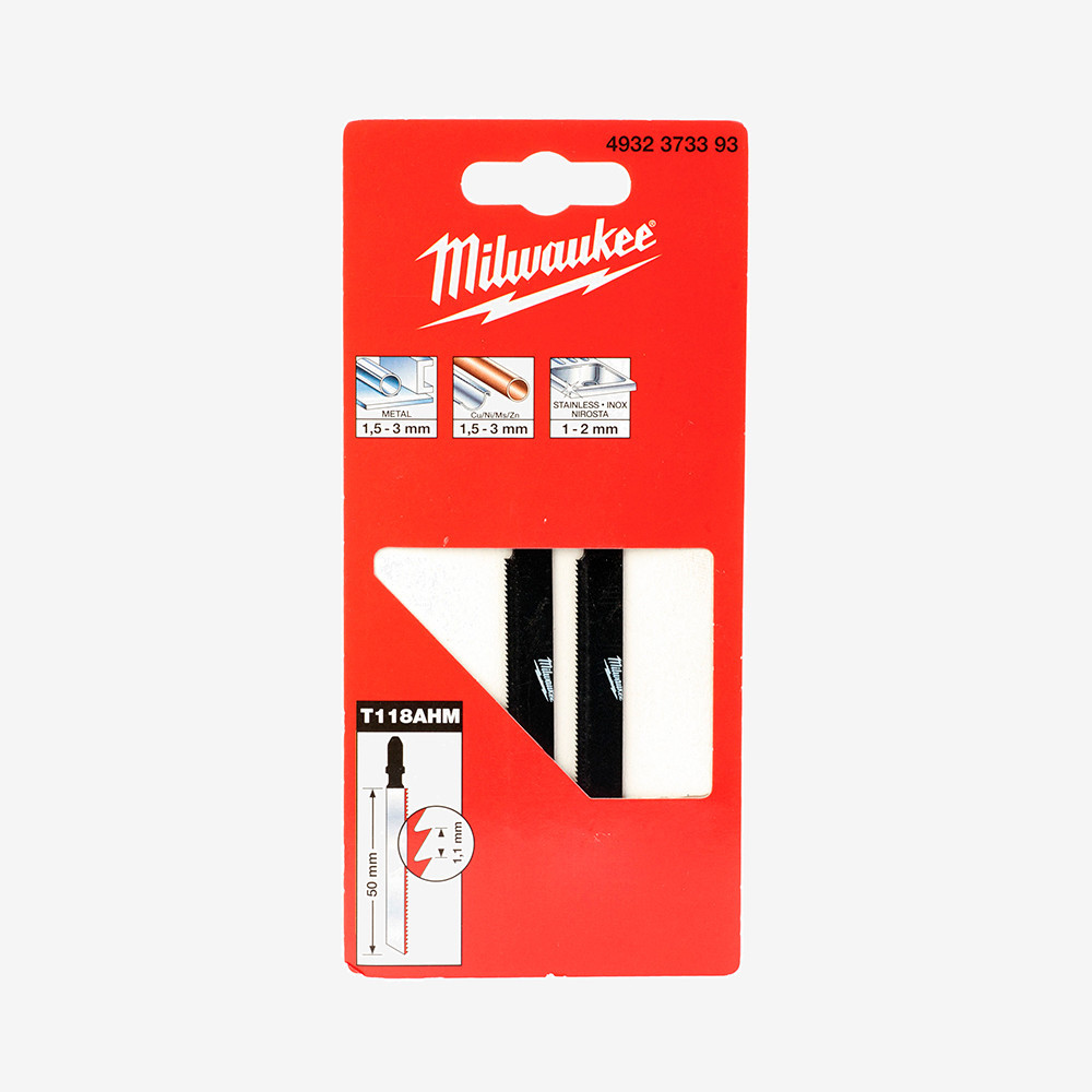 Полотна для лобзика T118AHM MILWAUKEE, 50/1,1мм, (2шт) Одеса - фото 2