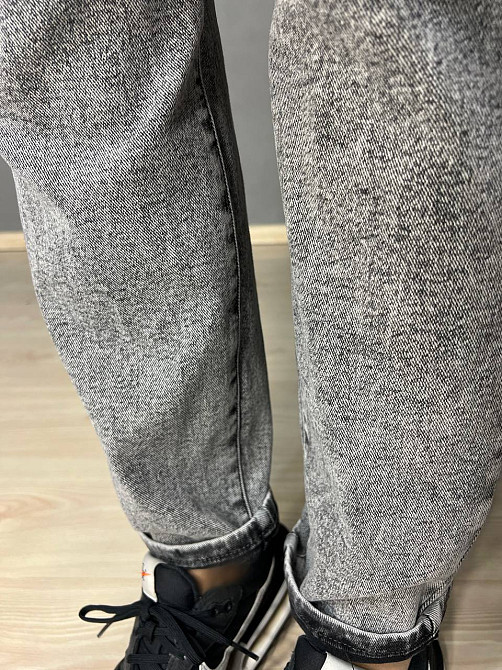 Джинсы женские V&D 5011 МОМ jeans comfort резинка на талии стрейчевые облегченные светло серые, светло-серый, 44, 42, 114 см, 135 см Киев - изображение 16