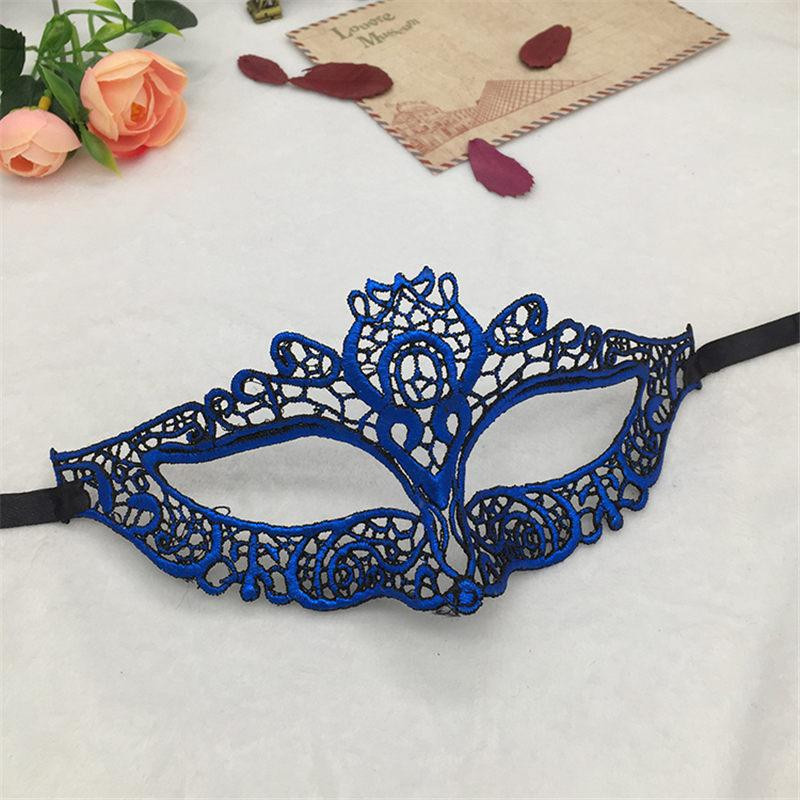 Маска карнавал на обличчя one size синій Київ - фото 1