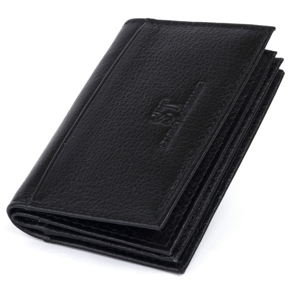 Визитница-книжка ST Leather 19213 Черная Киев - изображение 14