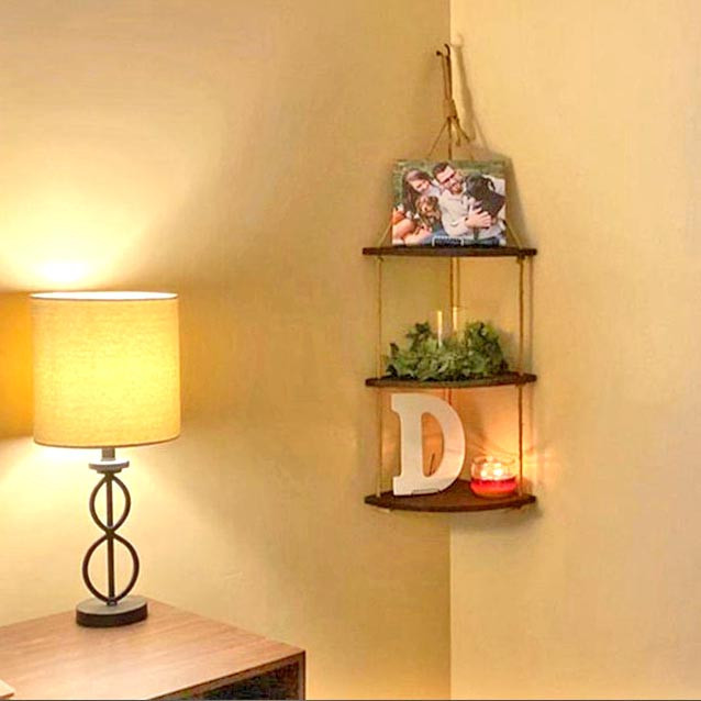 Кутова настінна полиця "Рінкон" капучино Миколаїв - фото 2