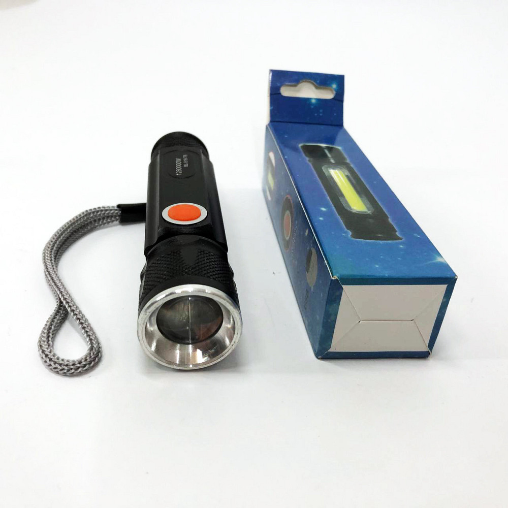 Портативный LED фонарь на батарее Police, Ручной светильник с мощным лучом, Мощный светодиодный фонарь UQ-20 Львов - изображение 9