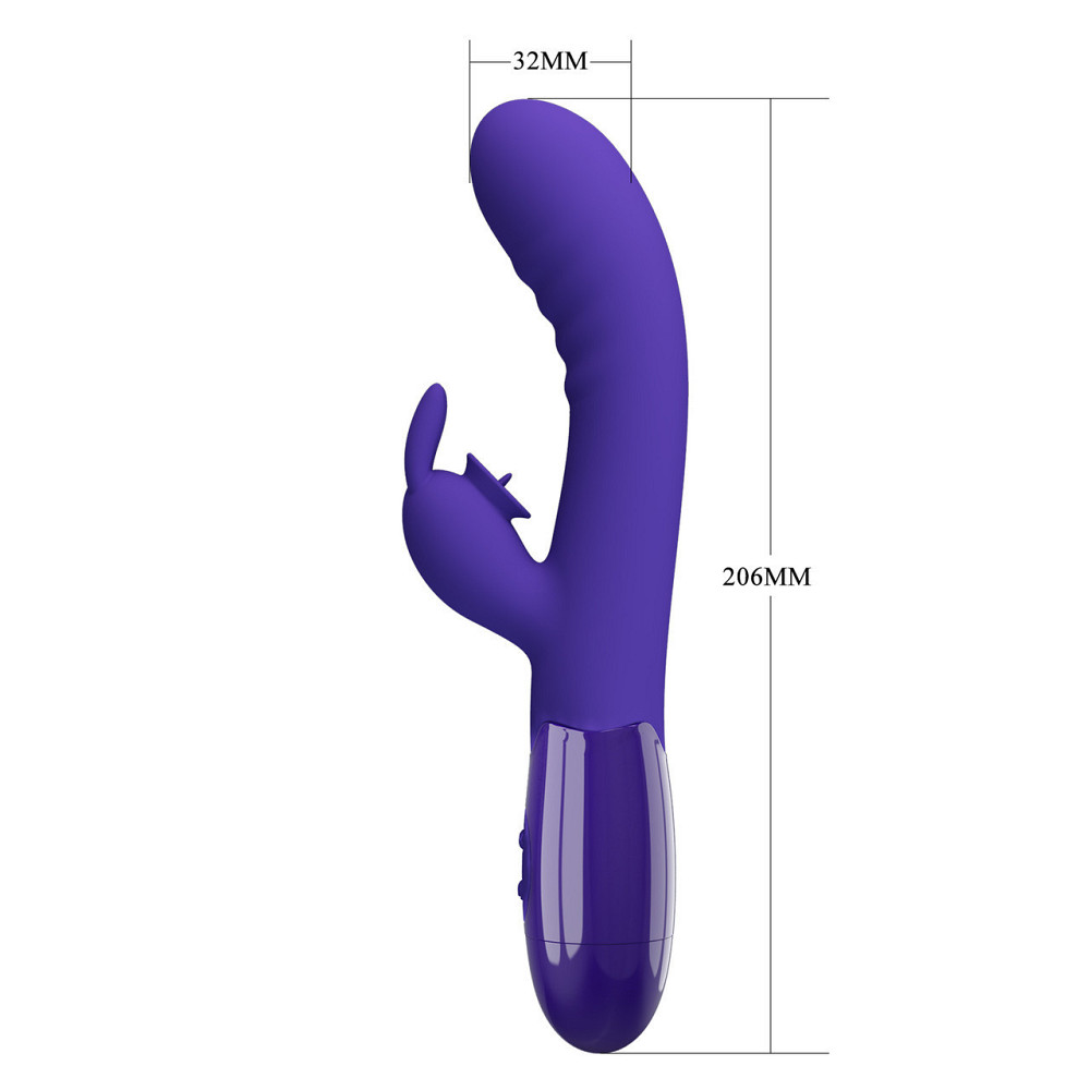 Вібратор - Pretty Love Cerberus Licking Vibrator Blue Sex Aura Київ - фото 8