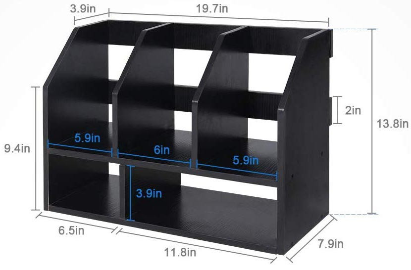 Книжная полка настольная 
