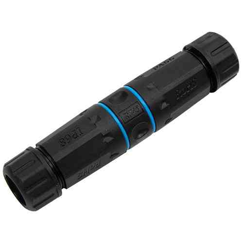 Соединитель RJ45 CAT6 IP68 водонепроницаемый уличный M23 разъем для интернет кабеля 8 pin герметичный корпус PA66 Киев