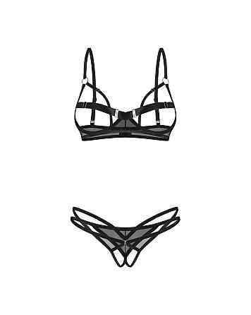 Комплект Obsessive Euridia 2-pcs crotchless set M/L Sex Aura Киев