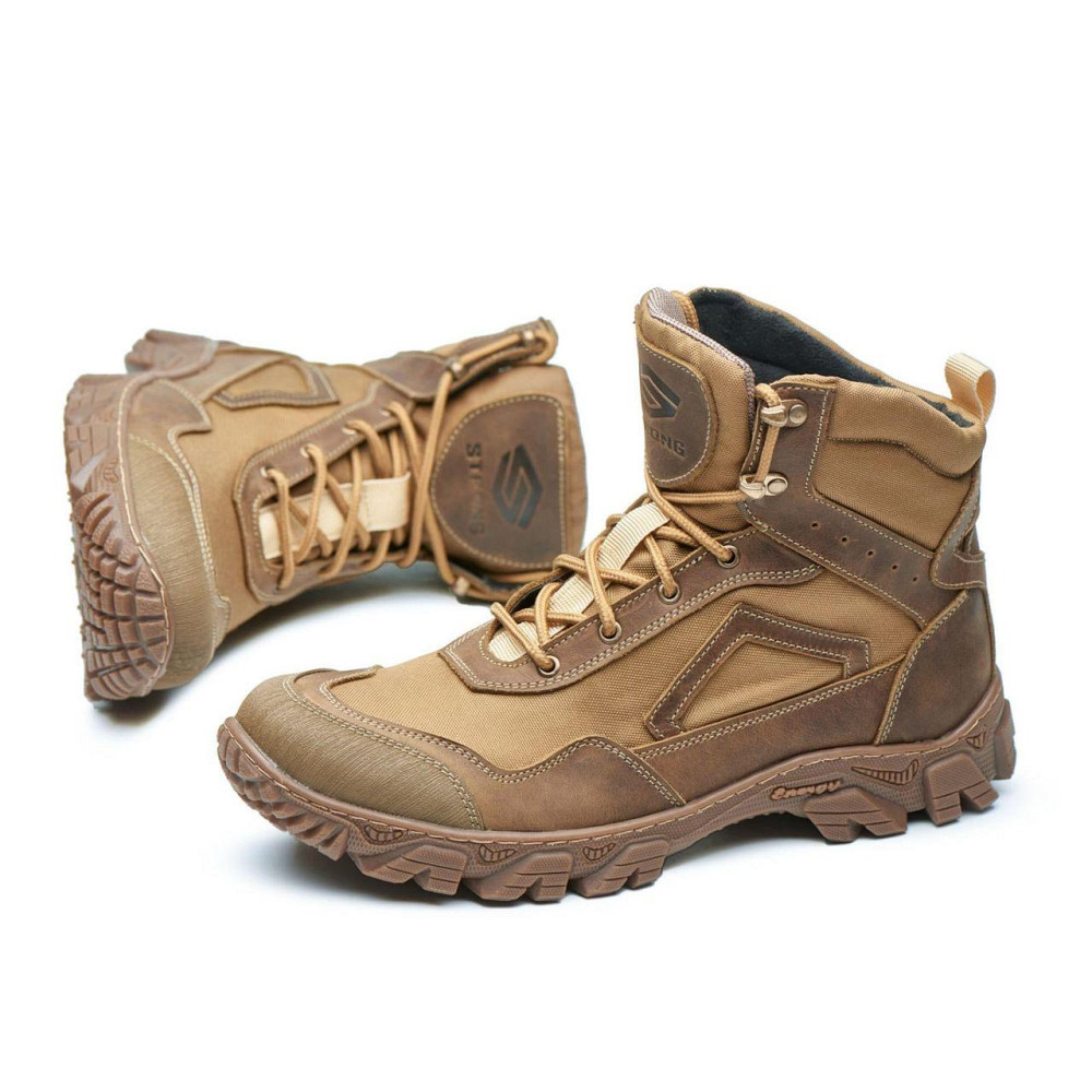 Черевики тактичні шкіряні з кордурою. Прошиті, міцні. ЗСУ 42 (28) Харків - фото 6