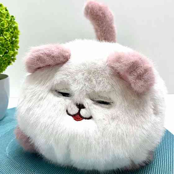 Кошеня інтерактивне Cute Cat виляє хвостиком звукові ефекти Білий з рожевим (933-103 E) Чернігів