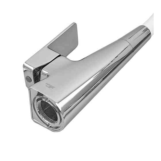 Кухонный смеситель MIXXUS ETNA 014-T NUT REFL.WHITE с хромированным корпусом и белым силиконовым изливом (MI8421) Харьков